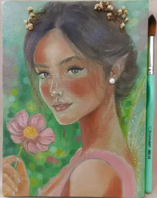 Arte de Júlia Vitória dos Santos