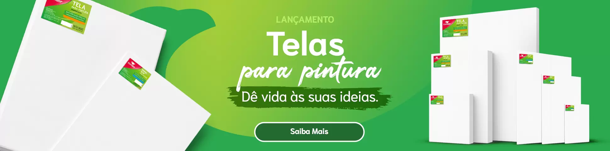 Telas para pintura - Dê vida às suas ideias