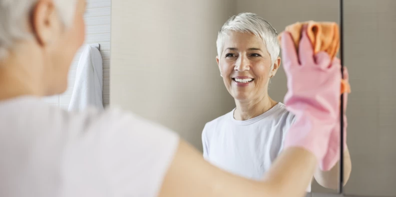 Como limpar espelho: dicas simples pra deixar tudo brilhando, sem marcas!