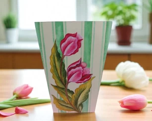 Pintura aquarelada em MDF
