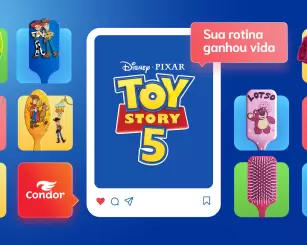 Toy Story 5 chega aos cinemas e inspira nova coleção da Condor