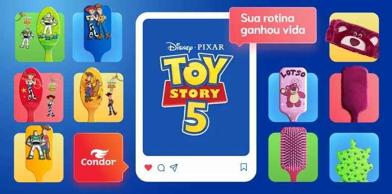 Toy Story 5 chega aos cinemas e inspira nova coleção da Condor