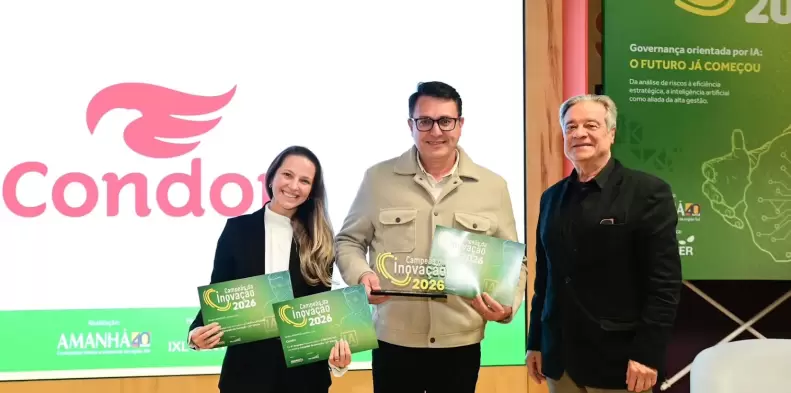 Condor dispara 44 posições e conquista o 9º lugar no ranking Campeãs da Inovação