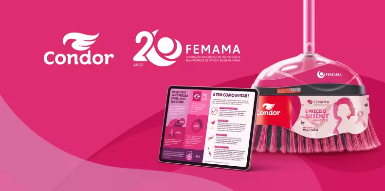 Condor e FEMAMA celebram 14 anos de parceria no cuidado e prevenção do câncer de mama durante o Outubro Rosa