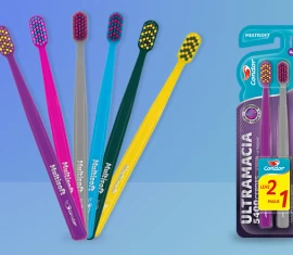 Condor lança novos modelos da escova dental ultramacia Multisoft