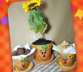 PAP Festa Junina - Vasos de cerâmica Espantalho