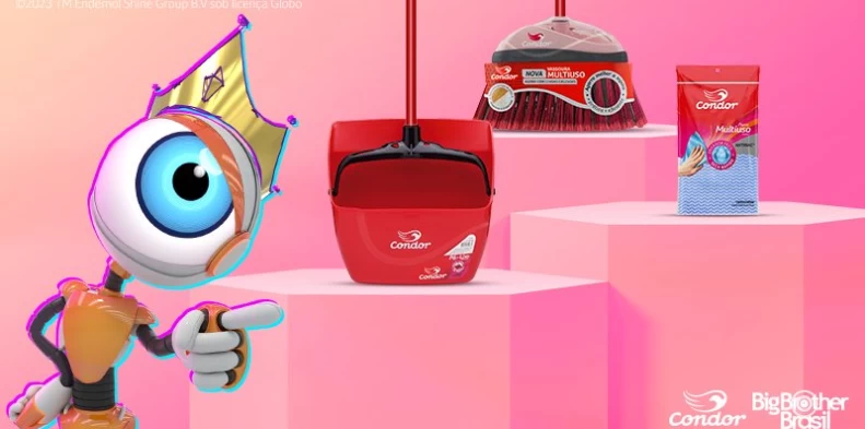 Condor marca presença no BBB 23 com produtos e Licenciamento Digital