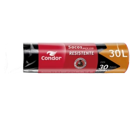 Saco de Lixo Econômico 30L Rolo