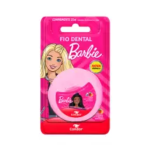 Fio Dental Condor Barbie Tutti-frutti 25m