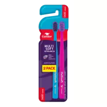 Escova Dental Condor Multisoft Ultramacia 2Pack
