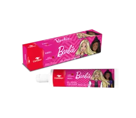 Gel Dental Condor Barbie Kids+ com Flúor Morango 50g