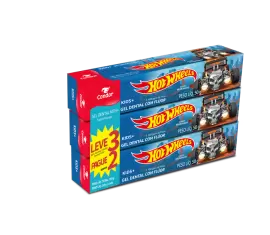 Gel Dental Condor Hot Wheels com Flúor Kids+ 50g Promocional Leve 3 Pague2