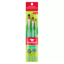 Kit Pincéis Ergonômicos - Língua de gato
