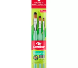 Kit Pincéis Ergonômicos - Língua de gato