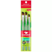 Kit Pincéis Ergonômicos - Chanfrados