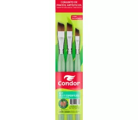 Kit Pincéis Ergonômicos - Chanfrados