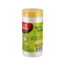 Cobre Tudo – Filme eletrostático com fita crepe