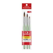 Kit Pincéis Ergonômicos - Redondos